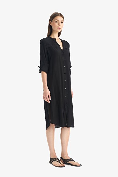 DeFacto Bedrucktes Strandkleid mit normaler Passform – Fall In Love C2037ax25sm