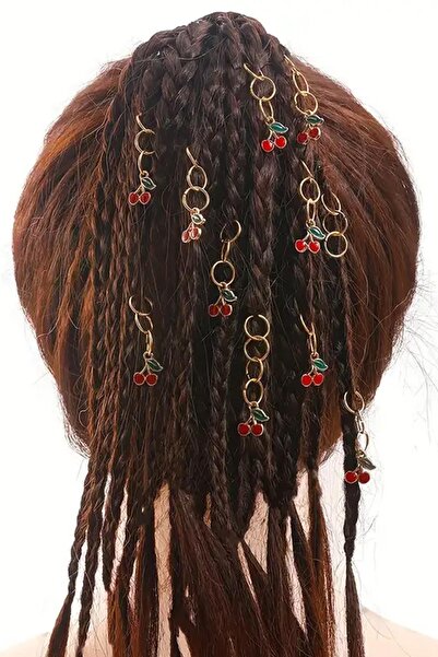 New Obsessions Cute Cherries Hair Earrings Children's Hair Accessory Set 50 pieces