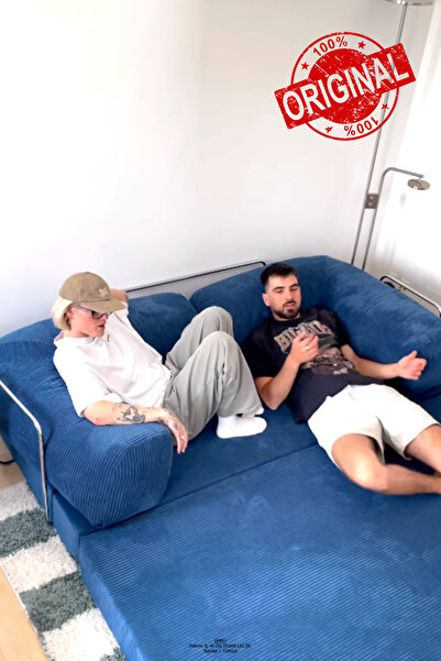 Dekoro YENY SOFA FİTİLLİ KADİFE, MODERN, PRATİK, YER YATAĞI, DAYANIKLI, BONDEX SÜNGER, ÖZEL ÖLÇÜ İMKANI