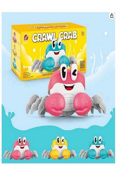 rexa Crawling Crab Baby Toy – Interactive Tummy Time Toy with Music & Movement for Infants and Toddlers