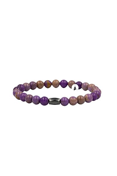 OSMANLI DOĞAL TAŞ Phosphosiderite 6 mm Natural Stone Bracelet