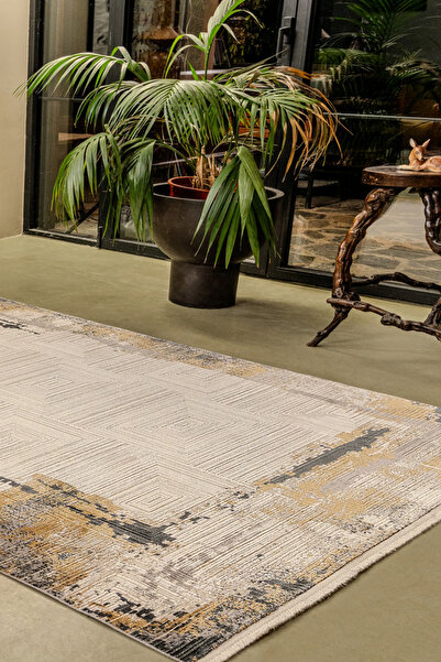 KREASYON HALI Perre PR005 Çok Renkli Uzun Ömürlü Yumuşak Dokulu Salon Mutfak ...