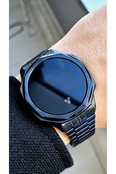 Raymond Rym-5208 Digital Men's Watch - Steel Case and Cord - 5 Atm - 2 Years Warranty