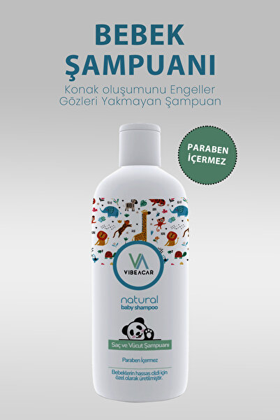 Göz Yakmayan Bebek Saç ve Vücut Şampuanı - Anti-Alerjik & Hassas Ciltler İçin - 400 ml