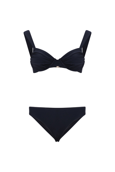 eva clothing Women's Black Bikini Set