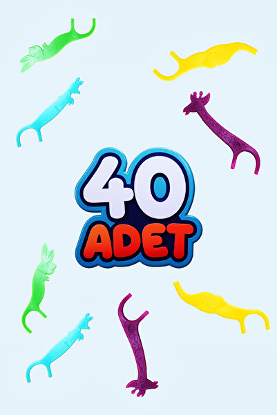 Glimo Kids Kürdanlı Diş Ipi | Çocuklara Özel Diş Eti Dostu, Kolay Kullanım | Plak Temizleyici