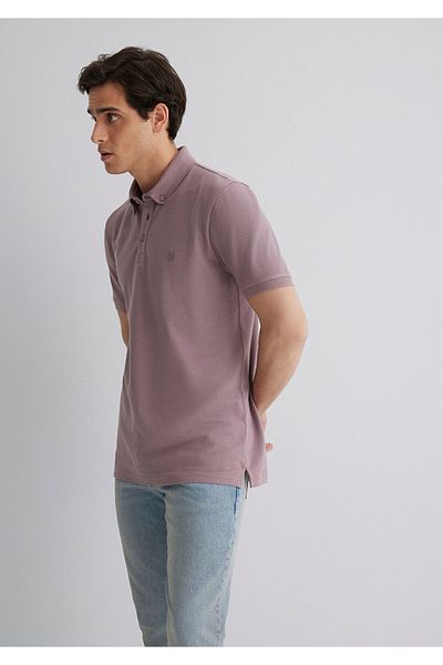 Mavi Καφέ μπλουζάκι Polo Slim Fit / Slim Fit 063247-89596