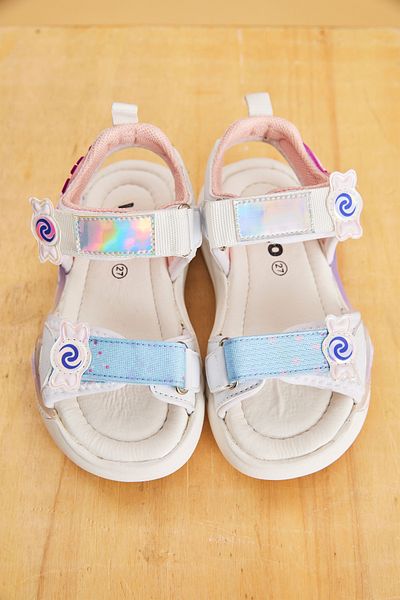 Vicco Arial Light Baby Girl White Sandals
