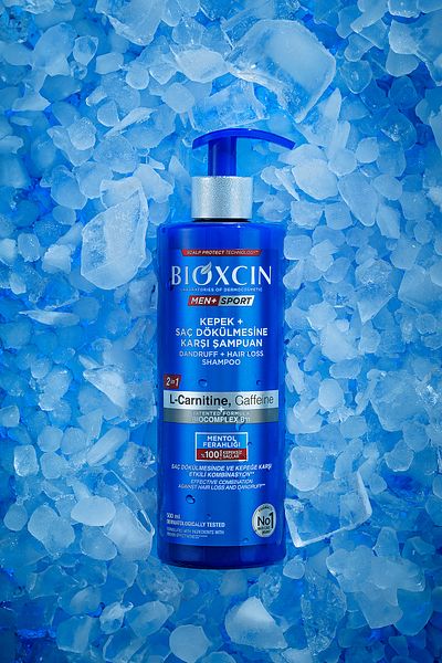 Bioxcin 500 ml šampon proti vypadávání vlasů - L-karnitin, kofein, biocomplexb11, proti lupům, pánské sporty