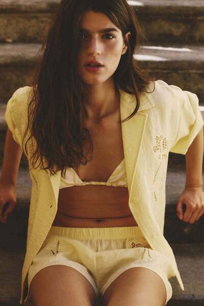 H&M Broderie anglaise shirt