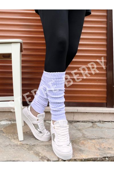 STEPPE BERRY Women's White Leggings Socks
