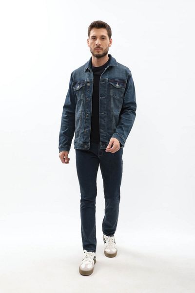 BNY JEANS Мъжко дънково яке от ликра
