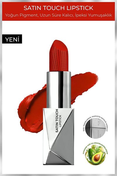 Alix Avien Long Lasting Semi Matte Lipstick - Buy Touch Lipstick 826 Allure Red Smooth Effect