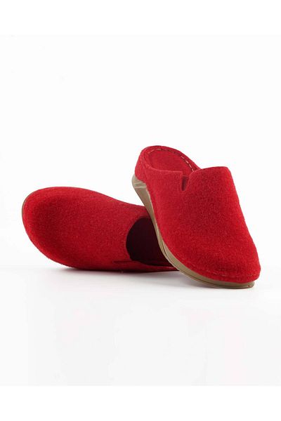 DR KLOMPA Women's Felted Slippers Ms300 Winter Closed Front Felt Model Sabo Casual House Slippers