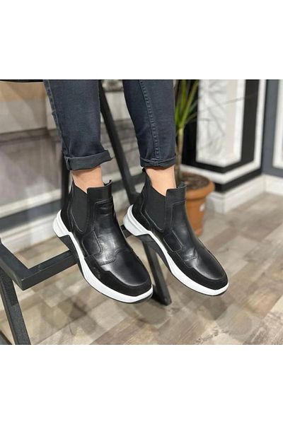CLAS Swood Merzen 916 Δερμάτινα Κομψά Αθλητικά Ανδρικά Μποτάκια