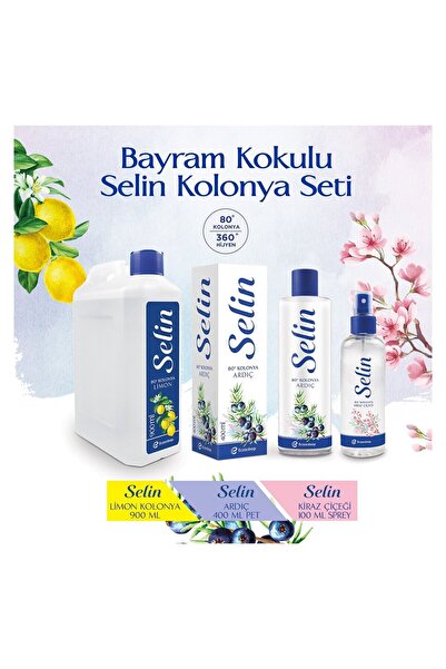 Selin Kolonya Bayram Kokulu Set