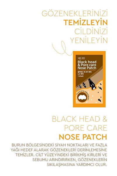 Mjcare Nose Pack Siyah Nokta Ve Gözenek Bakımı I?çin Burun Bandı
