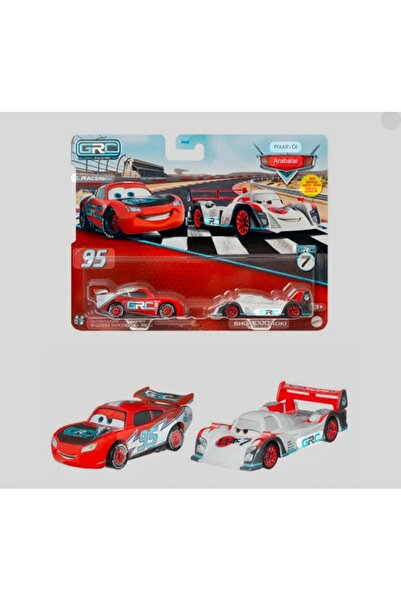 DİSNEY CARS Disney Pixar GRC Lightning McQueen & Shu Todoroki 2'li Arabalar O...