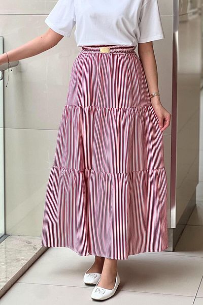 Missemramiss Striped Skirt