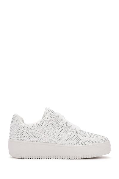 Derimod White Stone Thick Sole Women's Sneakers - 24sfd432314