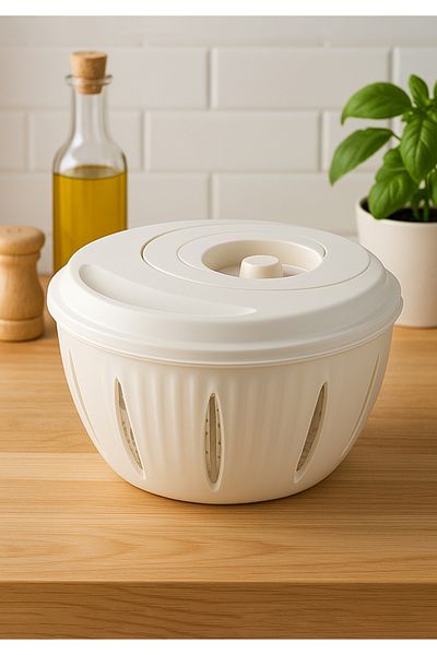 HOMİNG Homing Super Modern Salad Dryer Cream 241814