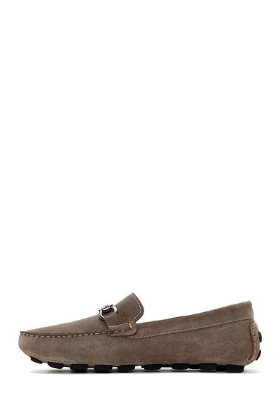 Derimod Pantofi pentru bărbați din piele de căprioară de nurcă 100% piele, pantofi Penny Loafer din piele naturală, pantofi casual, zilnic 24sfd634210