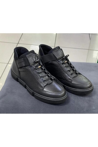 JAMES FRANCO 5170 Bağsız Boğazı Streçli Tarz Deri Erkek Günlük Bot