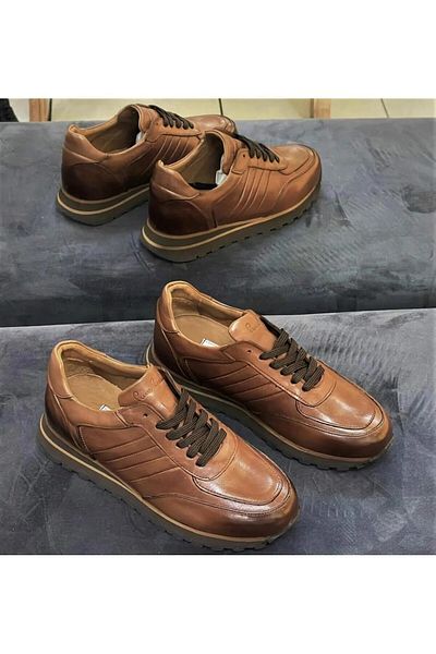 Pierre Cardin S 77075 Αποκλειστικά δερμάτινα ανδρικά παπούτσια casual Eva Sole