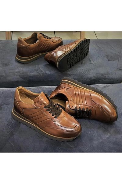 Pierre Cardin S 77075 Αποκλειστικά δερμάτινα ανδρικά παπούτσια casual Eva Sole