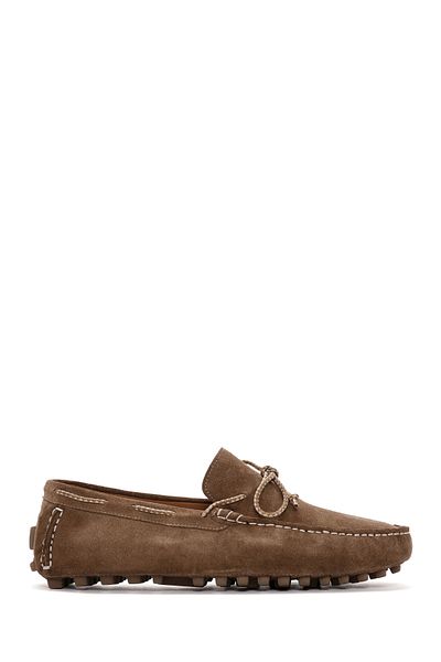 Derimod Men's Mink Suede 100% Genuine Leather Casual Penny Loafer Shoes,Casual,Daily Shoes 24Sfd631910