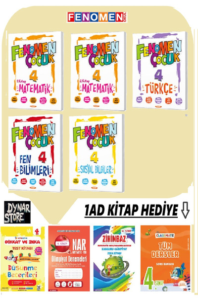 Fenomen Yayıncılık Fenomen 4.sınıf Set (5 KITAP)