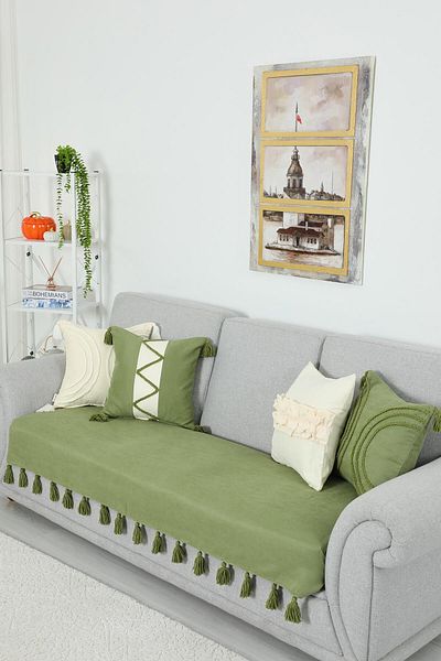 Aisha's Design 90x210 Tufted Sofa Cover - KO-19