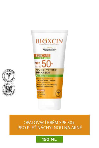 Bioxcin Sun Care Acnium SPF 50 krém na opalování 150 ml