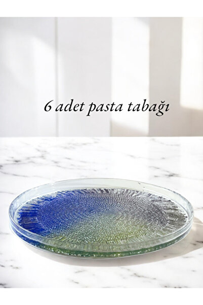 es home collection Es Home LEFKARA 6 Parça Pasta Tabağı/Tatlı Seti