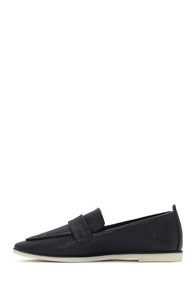 Derimod Women's Black Masculine Penny Loafer Shoes Casual Shoes Daily Shoes 24Sfe4026Ft