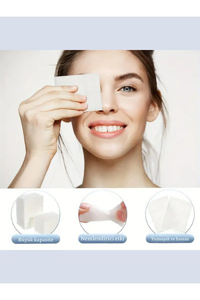 Octacare Makeup Remover Pad, Thin, Soft Facial Cleansing Wipes Eyelash Cleaning 300 Pieces