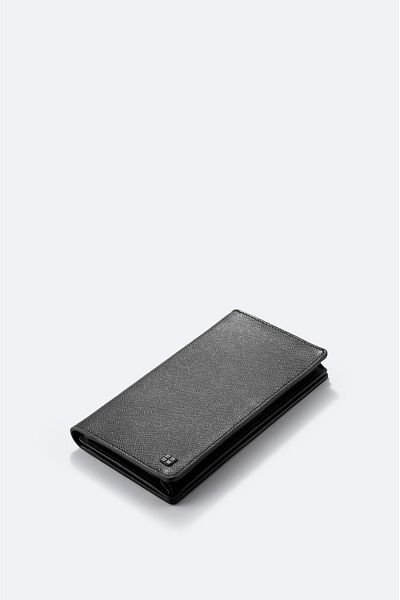 Avva Men's Black 100% Leather Wallet with Gift Box B 009561