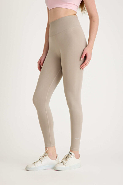 Tria Body Μπεζ Χρώμα χωρίς ραφές Κολάν με εφέ Push Up