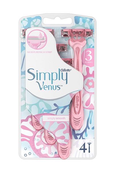 Gillette Venus Simply 3 - Bag of 4