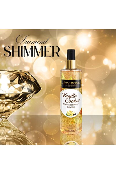 Jovirose Işıltılı Vücut Spreyi Vanilla Cookie 200 ml