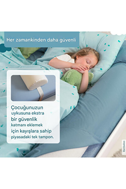 Genel Markalar Joybed 140 Cm Sünger Yatak Bariyeri, Düşmeye Karşı Çocuk Yatak Bariyer