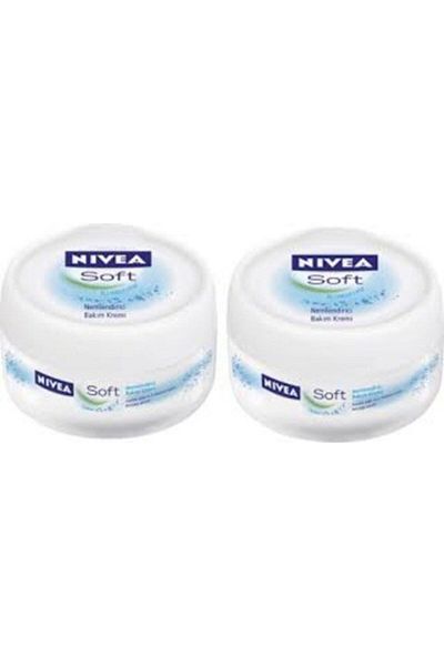 NIVEA Soft Hand Face Body Moisturizing Cream 300 ml 2 Pieces