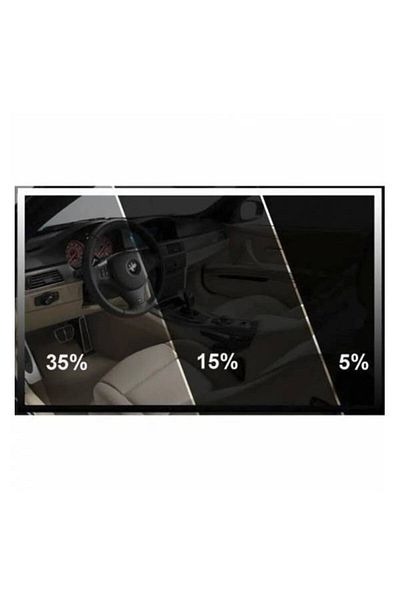 AUTOFOLYO Window Film Black Medium Tone 75 cm X 6 Meters Home - Office - Vehicle Compatible