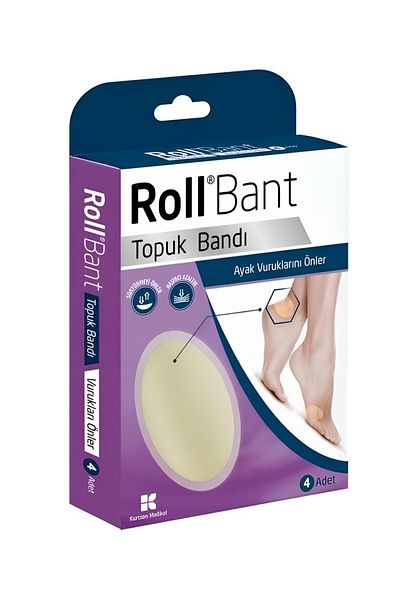 Roll 16 قطعة من أشرطة الكعب - تمنع ضربات القدم، 4 صناديق