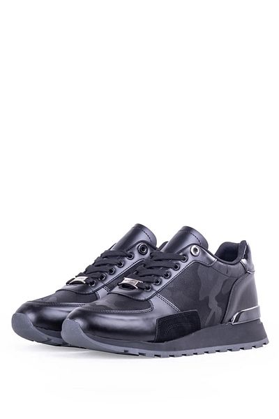 Pierre Cardin 28212 S Мъжки ежедневни кожени обувки, черни