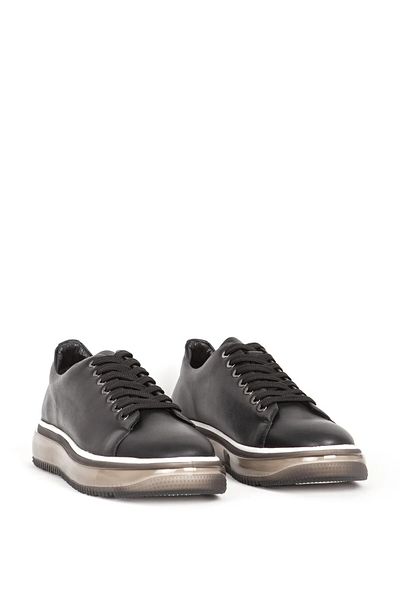 MARCOMEN 19373 Model Air Sole Stylish Men's Black Casual Shoes