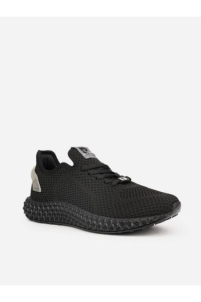 Pierre Cardin 9304 S - Ανδρικά Μαύρα Παπούτσια Casual, Διχτυωτό