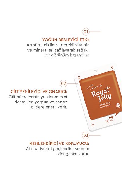 Mjcare On Royal Jelly Mask - Royal Jelly Mask 10 Pack