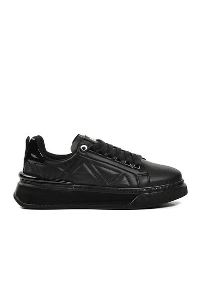 Pierre Cardin 28211 S Ανδρικά παπούτσια casual με ψηλή σόλα Μαύρα