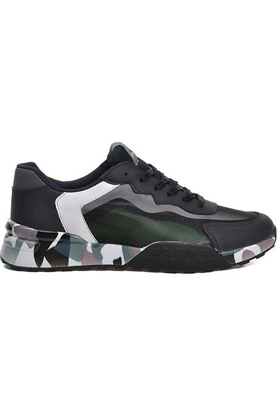 Pierre Cardin 92130 Pantofi sport pentru bărbați cu talpă înaltă, albastru bleumarin